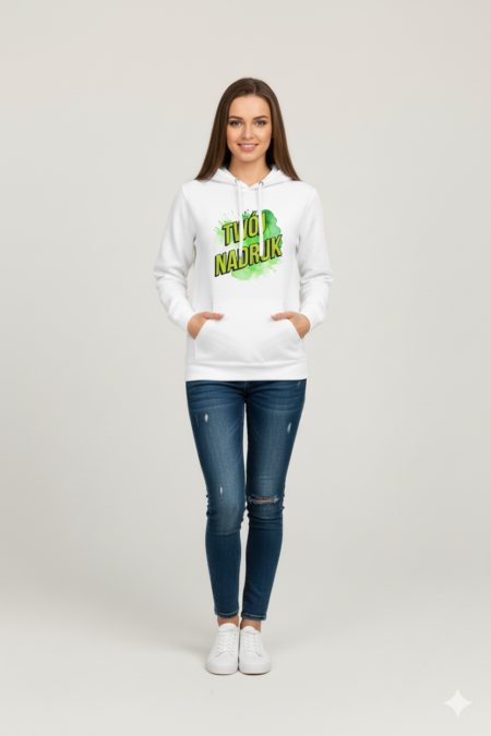 bluza z kampturem damska bluza z kapturem damska z własnym nadrukiem