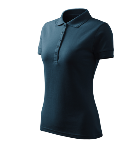 kobieta w polo -czerń kobieta w polo -czerń