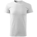 Koszulka MĘSKA BASIC biała widok z przodu