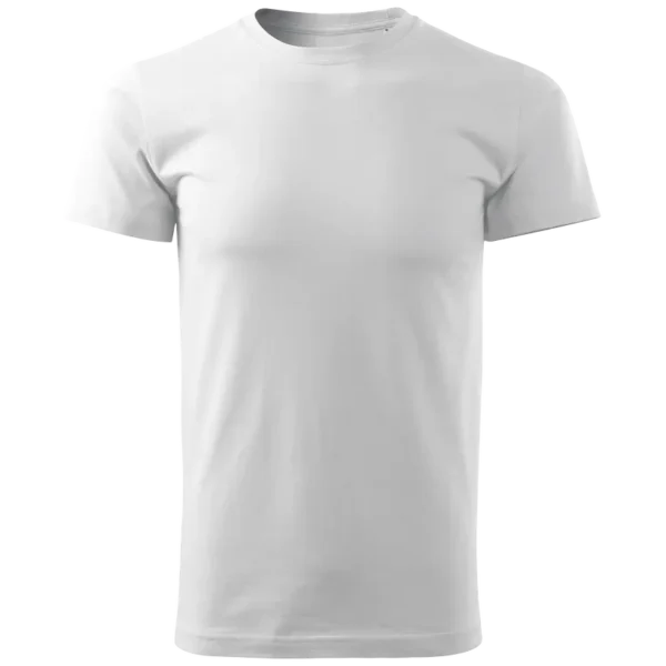 Koszulka MĘSKA BASIC biała widok z przodu