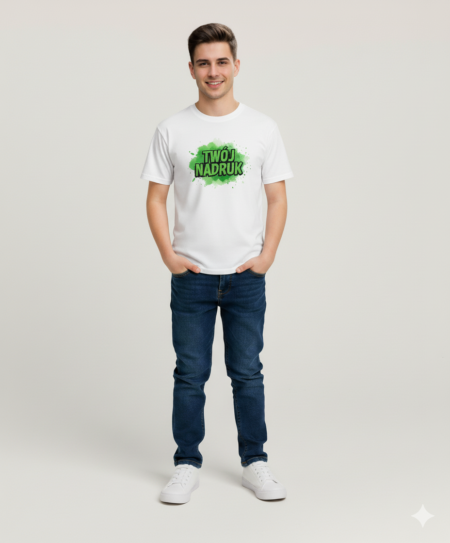 koszulka męska z własnym nadrukiem koszulka męska z własnym nadrukiem