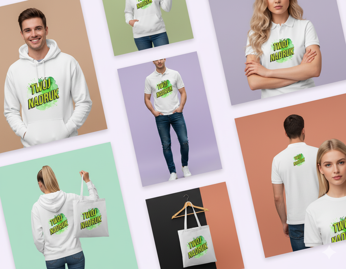Koszulki i bluzy z logo firmowym